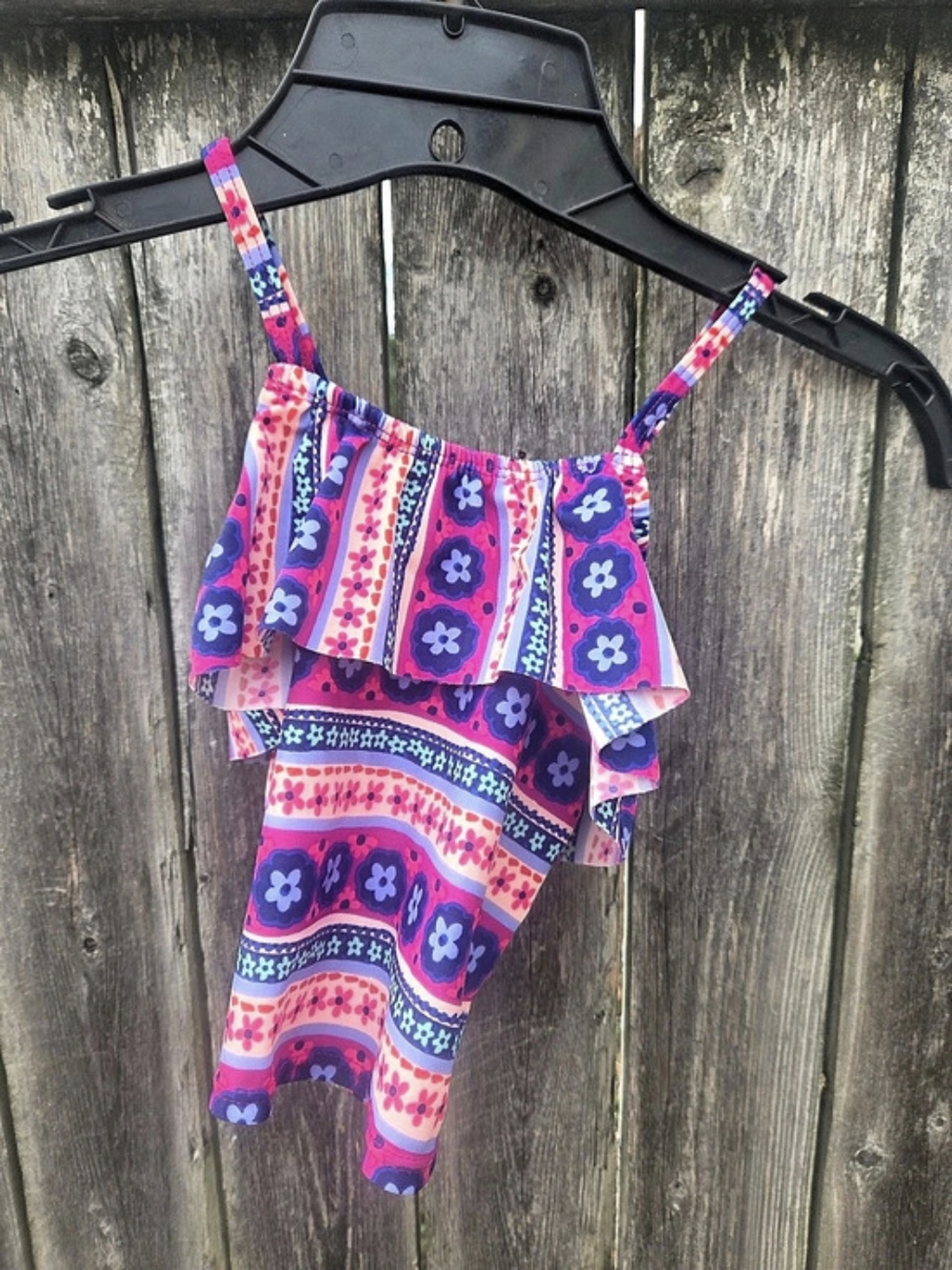 Old Navy Floral Swimsuit Top Girls 3T Like New